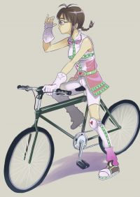 女の子と自転車の画像 5
