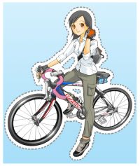 女の子と自転車の画像 11