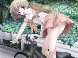 女の子と自転車の画像 16