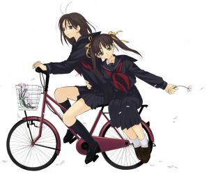 女の子と自転車の画像 25