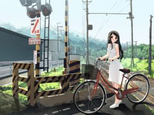 女の子と自転車の画像 27