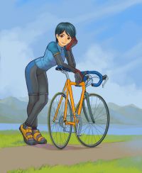 女の子と自転車の画像 30